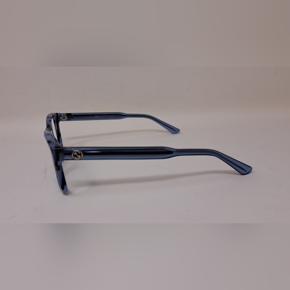 Gucci Eye  Glasses Frames Blue Black Italy Rectangle GG 3765 YV5 53mm 53-15-140 - Picture 10 of 16